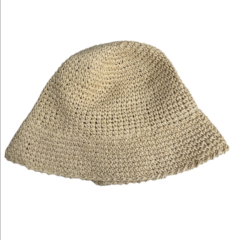 Woven straw/raffia bucket hat